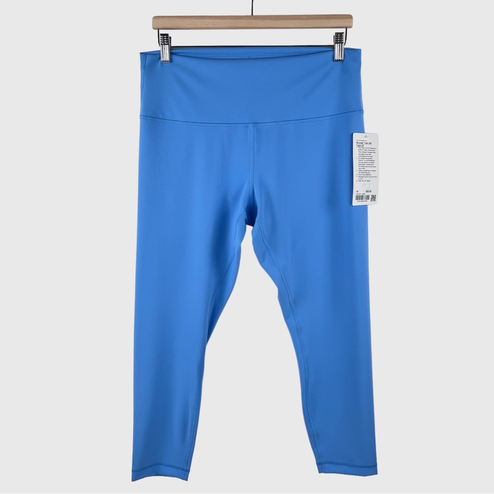 NWT Lululemon Wunder Train High-Rise Tight 25" - Aero Blue